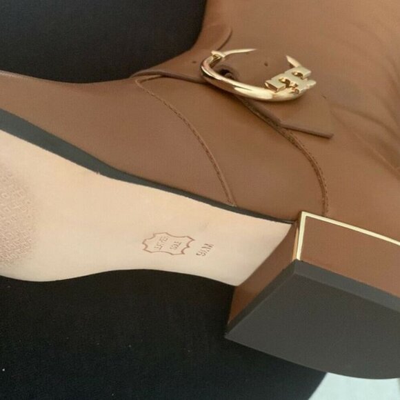 BRAND new TORY BURCH 9.5 Women's Sofia Leather Knee-High Riding Boots 40343 - Picture 3 of 4